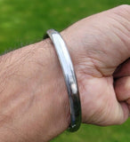 Sarbloh Kara Sikh Kada Kakaar Iron Smooth Karha Singh Warrior Loha Bangle EE17