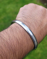 Sarbloh Kara Sikh Kada Kakaar Iron Smooth Karha Singh Warrior Loha Bangle EE17