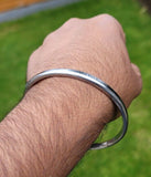 Sarbloh Kara Sikh Kada Kakaar Iron Smooth Karha Singh Kids Size Loha Bangle EE18R
