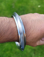 Sarbloh Kara Sikh Kada Kakaar Iron Chakri Karha Singh King Loha UFO Bangle BB26