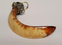 Sikh Soor Dand Authentic Antique Pendant Old Evil Eye Nazar Shield Dant Mastaney