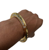 Sidhu Moosewala Kara Legends Never Die Gold Silver Plated Kada Sikh Bangle OF8 Tribute UK new