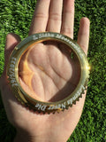 Sidhu Moosewala Kara Legends Never Die Gold Silver Plated Kada Sikh Bangle OF8 Tribute UK new