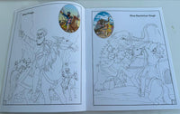 Children colouring book of sikh warriors pictures religious colour book for kids
