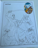 Children colouring book of sikh warriors pictures religious colour book for kids