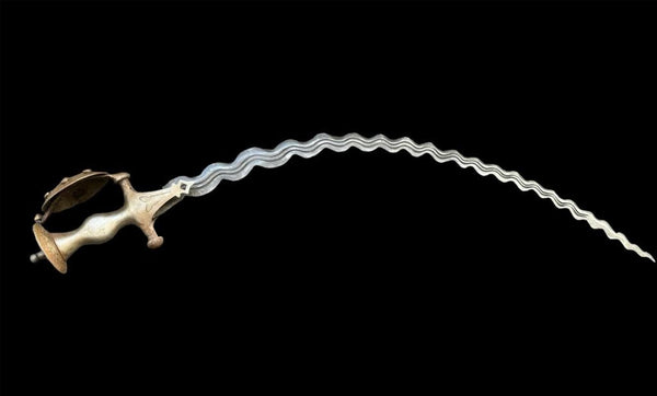 Sarbloh Nagni Sword Nagani Kirpan Handmade Customised on order Ceremonial Sikh Kakar Singh Khalsa Elegant design CUSTOM Made Dhall Handle