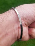 Stainless Steel Kara Lines Thin Sikh Kada Bracelet Singh Kaur Khalsa bangle Q2G