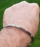 Stainless Steel Kara Lines Thin Kada Sikh Bracelet Singh Kaur Khalsa bangle Q2G