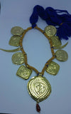 Punjabi Folk Cultural Bhangra Gidha Kaintha Taweets in Purple thread necklace T3