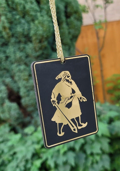 Baba Deep Singh ji Sant Bhindranwale Car Mirror HANGER Punjabi Wood Pendant GG8G