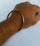 Stainless Steel Stunning Round Smooth Sikh Singh Kaur Kara Punjabi Kada Kakar H1