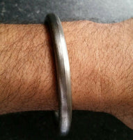 Stylish SARBLOH Pure Iron Steel Smooth Sikh Khalsa Taksali Kara KADA Bracelet M1