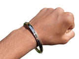 Punjabi Kara one edge traditional Kara Stainless Steel Bangle Sikh Kada Kakar W1 Unisex Gift Bracelet