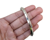 Punjabi Kara one edge traditional Kara Stainless Steel Bangle Sikh Kada Kakar W1 Unisex Gift Bracelet