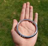 Punjabi Kara one edge traditional Kara Stainless Steel Bangle Sikh Kada Kakar W1 Unisex Gift Bracelet