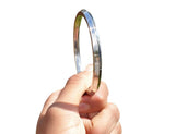 Punjabi Kara one edge traditional Kara Stainless Steel Bangle Sikh Kada Kakar W1 Unisex Gift Bracelet