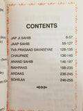 Sikh Nitnem Gutka Sahib Gurmukhi Roman English Transliteration Book Japji bani Mi