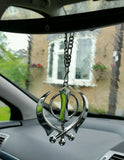 Large Khanda Stainless Steel Punjabi Sikh Hanging Pendant Car Mirror Hanger P2