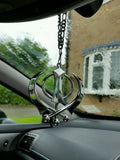 Large Khanda Stainless Steel Punjabi Sikh Hanging Pendant Car Mirror Hanger P2