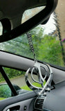 Large Khanda Stainless Steel Punjabi Sikh Hanging Pendant Car Mirror Hanger P2