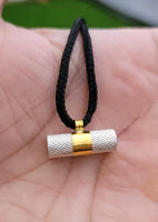 Punjabi Evil Protection Amulet Good Luck Taweet Locket Pendant black thread PP6G
