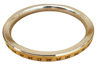 Punjabi Gurmukhi Kara Stainless Steel Brass smooth Sikh Flat kada Bangle N7 New