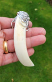 Sikh Jangli Soor Tooth Pendant Nihang Shikaar Dand Nazar Authentic Evil Eye Gift
