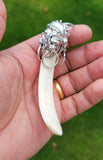 Sikh Jangli Soor Tooth Pendant Nihang Shikaar Dand Nazar Authentic Evil Eye Gift