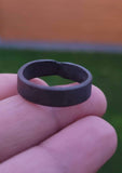 Shani Iron Ring Horse Shoe Handmade Saturn Protection Ring Challa Iron Chala EEE4