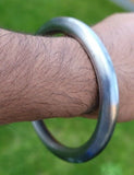 Sarbloh Kara Sikh Kada Kakaar Iron Round Karha Singh King Loha Bangle BB28 New