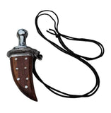 Sheesham Wood Kirpan Sarbloh Mini Siri Sahib Necklace Sikh Kakar Singh Khalsa OO