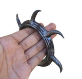 Sarbloh Kara Iron Sikh Warrior Spikes Kada Sher Panja Bangle Singh Kaur Khalsa S15G