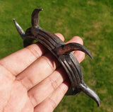 Sarbloh Kara Iron Sikh Warrior Spikes Kada Sher Panja Bangle Singh Kaur Khalsa S15G