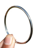 Stainless Steel Kara Silver Tone Kada Thin Sikh Singh Kaur Khalsa Round Bangle Y11G Unisex Gift
