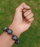 Solid Sarbloh Manka Bracelet Simrana Meditation Praying Beads Unisex Kara Y14R Loha Kada