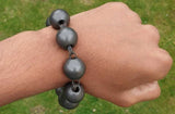 Solid Sarbloh Manka Bracelet Simrana Meditation Praying Beads Unisex Kara Y14R Loha Kada