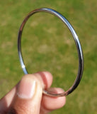 Stainless Steel Kara Silver Tone Kada Thin Sikh Singh Kaur Khalsa Round Bangle Y11G Unisex Gift