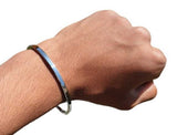Sikh Kara Stainless Steel Bangle Singh Kaur Punjabi Smooth Flat Thin Kada Khalsa Y12G