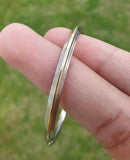 Sikh Kids Kara Stainless Steel Brass Edge Lines Bangle Singh Kaur Kada Y4