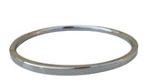 Sikh Kara Stainless Steel Bangle Singh Kaur Punjabi Smooth Flat Thin Kada Khalsa Y12G