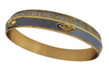 Khanda Waheguru Kara Gold Silver Plated Kada Sikh Singh Kaur Khalsa Bangle AA13