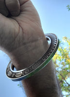 Stainless Steel Kara Floral designer Karha Punjabi Kada Sikh Singh Bangle i19