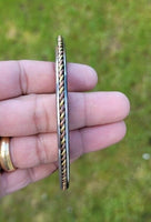Stainless Steel Kara Sant Bhindranwale words Gurmukhi Kada Sikh Singh Bangle i16
