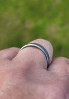 Beautiful protection amulet pure iron sarbloh punjabi hindu sikh ring adjustable