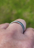 Beautiful protection amulet pure iron sarbloh punjabi hindu sikh ring adjustable