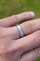 Beautiful protection amulet pure iron sarbloh punjabi hindu sikh ring adjustable