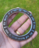 Stainless Steel Kara Sant Bhindranwale words Gurmukhi Kada Sikh Singh Bangle i16