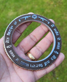 Stainless Steel Kara Sant Bhindranwale words Gurmukhi Kada Sikh Singh Bangle i16