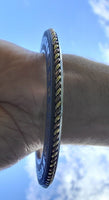 Stainless Steel Kara Sant Bhindranwale words Gurmukhi Kada Sikh Singh Bangle i16