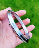 Sarbloh Kara Pure Iron Sikh Chakri Kada Smooth Singh Loha Bangle 5Ks Kakar EE1
